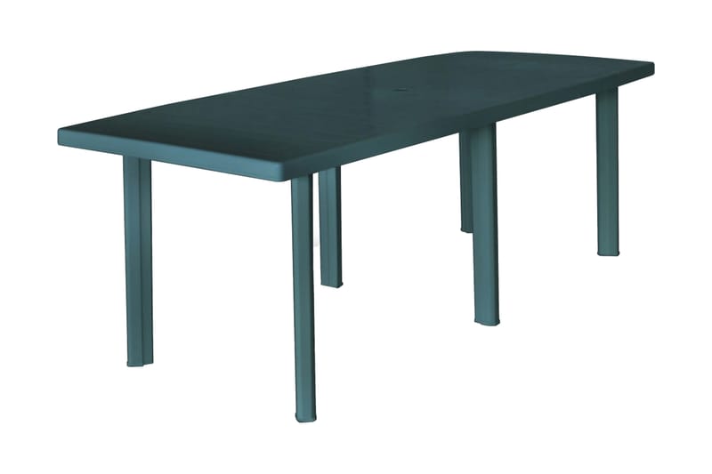 Trädgårdsbord grön 210x96x72 cm plast - Grön - Utemöbler - Utebord & trädgårdsbord - Matbord utomhus