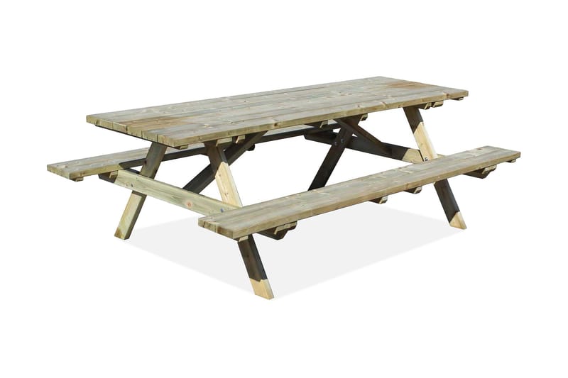 Jabo Bänkbord Impregnerad 240 cm FSC (A) - Grön - Utemöbler - Utebord & trädgårdsbord - Picknickbord & bänkbord