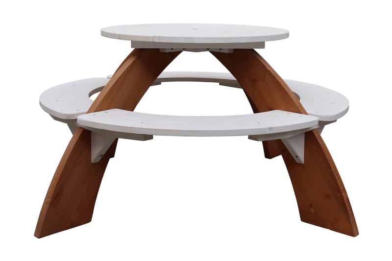 Orion Picknickbord med Parasoll Brun - AXI - Utemöbler - Utebord & trädgårdsbord - Picknickbord & bänkbord