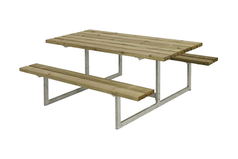 PLUS Basic Bänkset 177 cm - Naturell - Utemöbler - Utebord & trädgårdsbord - Picknickbord & bänkbord