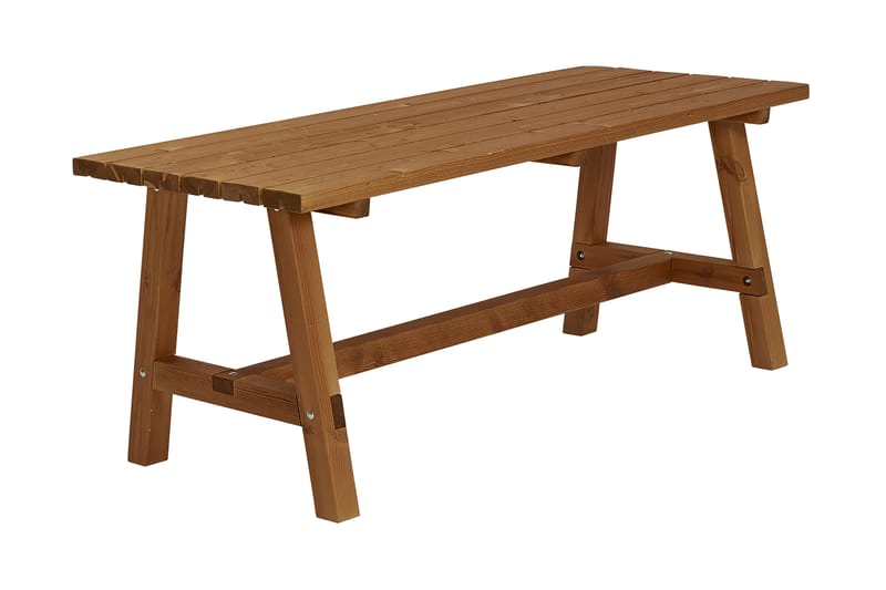 PLUS Country Plankbord Grundmålad Teak 177 cm - Utemöbler - Utebord & trädgårdsbord - Picknickbord & bänkbord