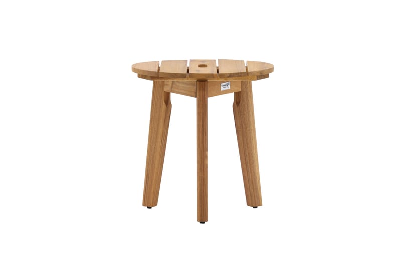Chania Sidobord 40 cm Rund Brun - Venture Home - Utemöbler - Balkong - Balkongmöbler - Balkongbord