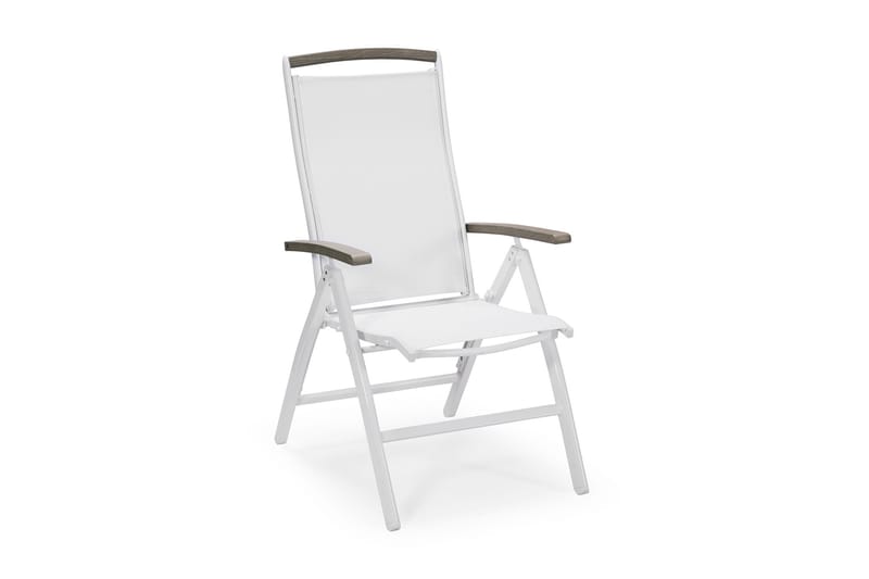 Hillerstorp Nydala Positionsstol - Vit/Grå - Utemöbler - Utebord & trädgårdsbord - Matbord utomhus