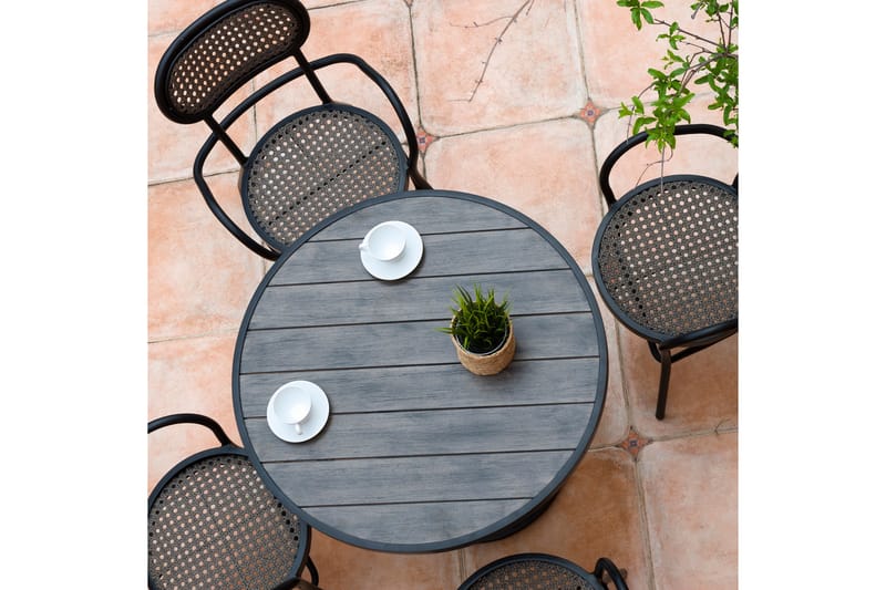 Bolgheri Trädgårdset med 4 stolar - Utemöbler - Utomhusgrupp - Cafegrupper