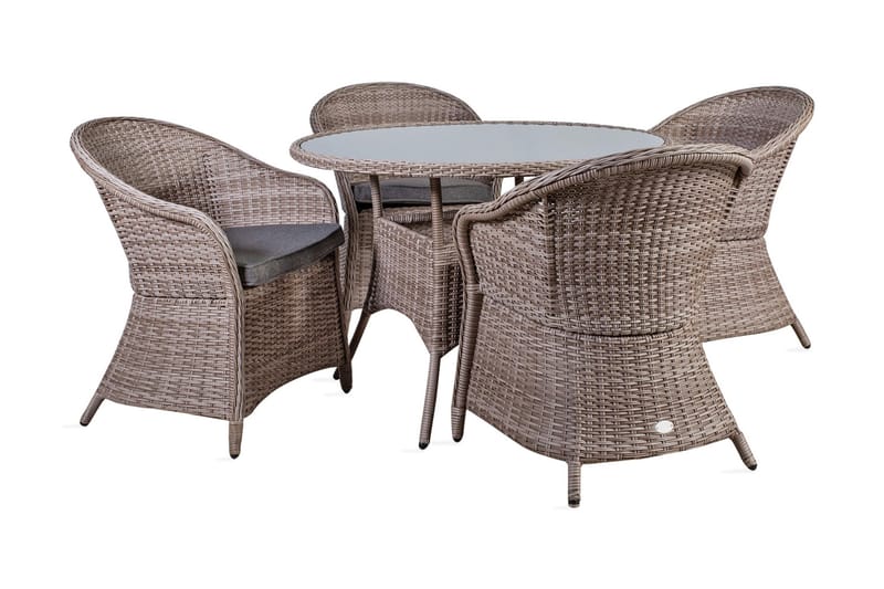Möbelset SIENA bord och 4 stol - Utemöbler - Utegrupp - Matgrupp utomhus