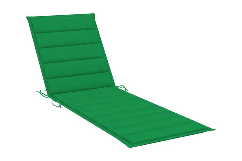Solsängsdyna grön 200x60x4 cm tyg - Grön - Utemöbler - Dynor - Solsängsdynor
