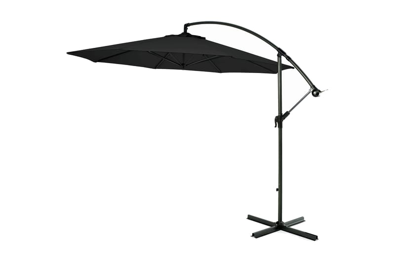 Hillerstorp Hängparasoll 300cm - svart - Utemöbler - Solskydd - Parasoll - Hängparasoll & frihängande parasoll
